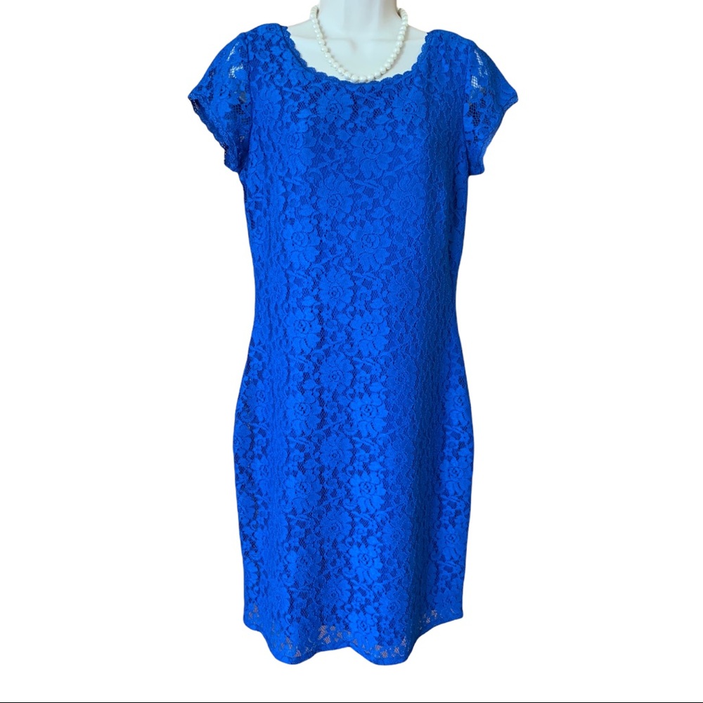 AVAILABLE Now! New Condition! Laced blue dress